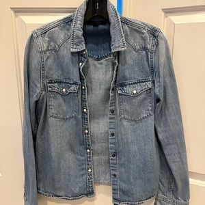 ALL SAINTS Jean shirt